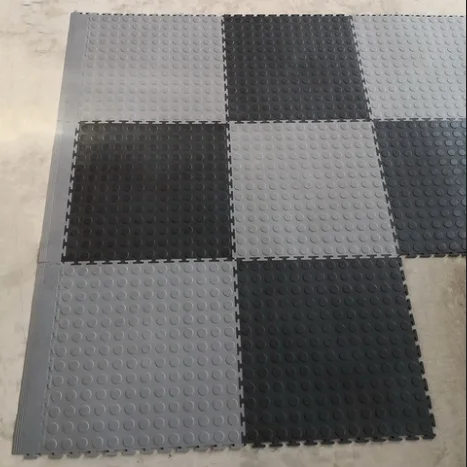 Hot Sale Interlocking PVC Car Parking Garage Vinyl Flooring / Repair Shop Plastic Floor Tiles CD5