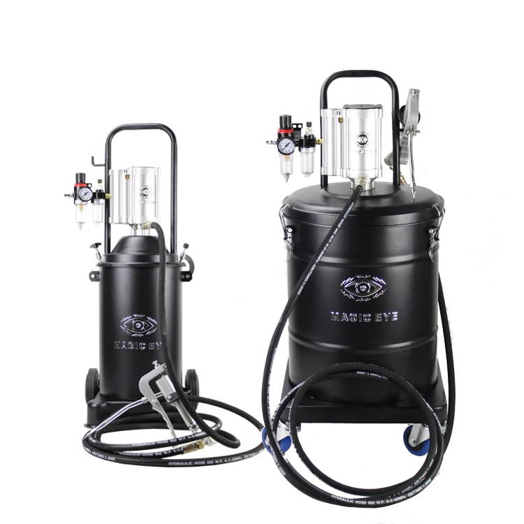 high quality pneumatic grease pump 40Lmovable full set Air operated automatic grease drum pump