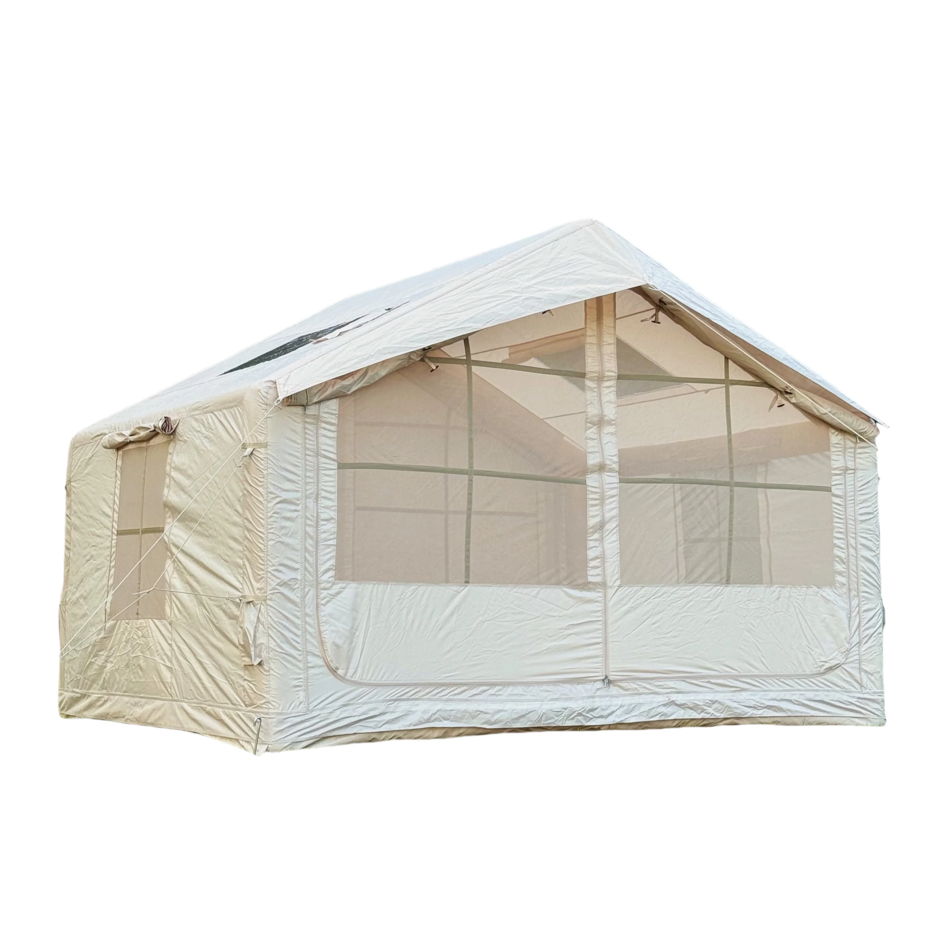 Outdoor camping air tent mobile house luxury inflatable portable folding large space waterproof windproof family party kids play