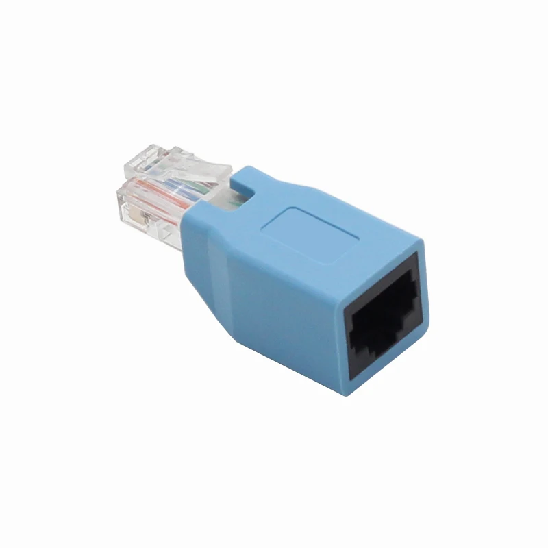 Консольный адаптер с роликом для RJ45 Ethernet кабеля от мужчин до женщин высокого