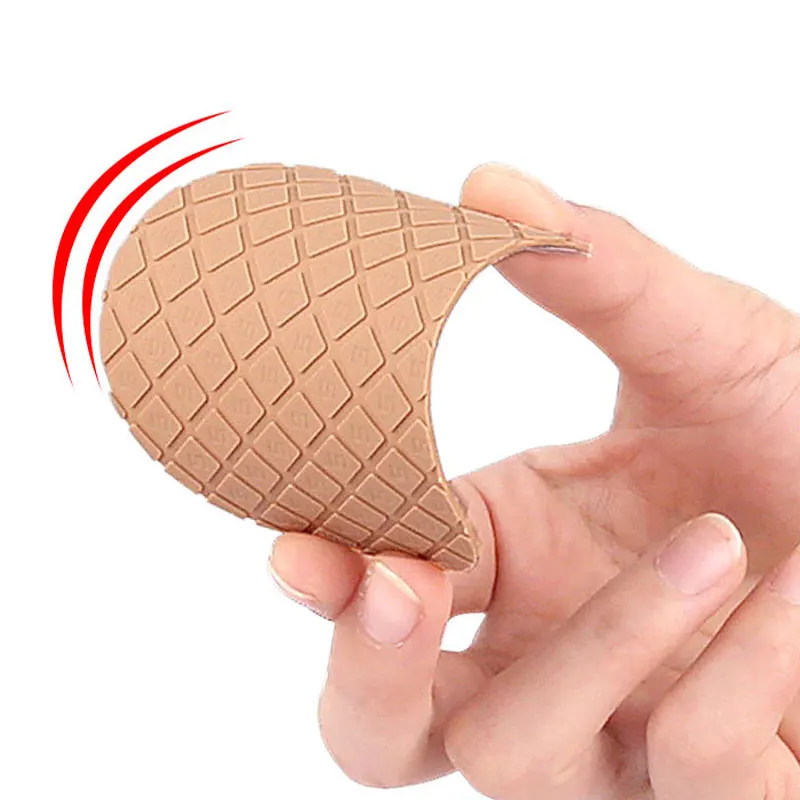 High Heels Anti-slip Semi-circular Sole Stickers Lattice S-pattern Anti-slip Noise-absorbing Anti-wear Sole Protect Patches