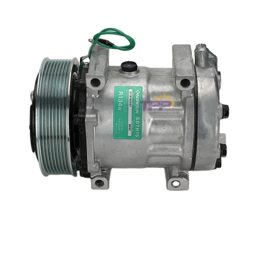 Air conditioning Sanden 7H15 A/C Universal 12V Compressor 320/08562  320-08562 For JCB Backloader