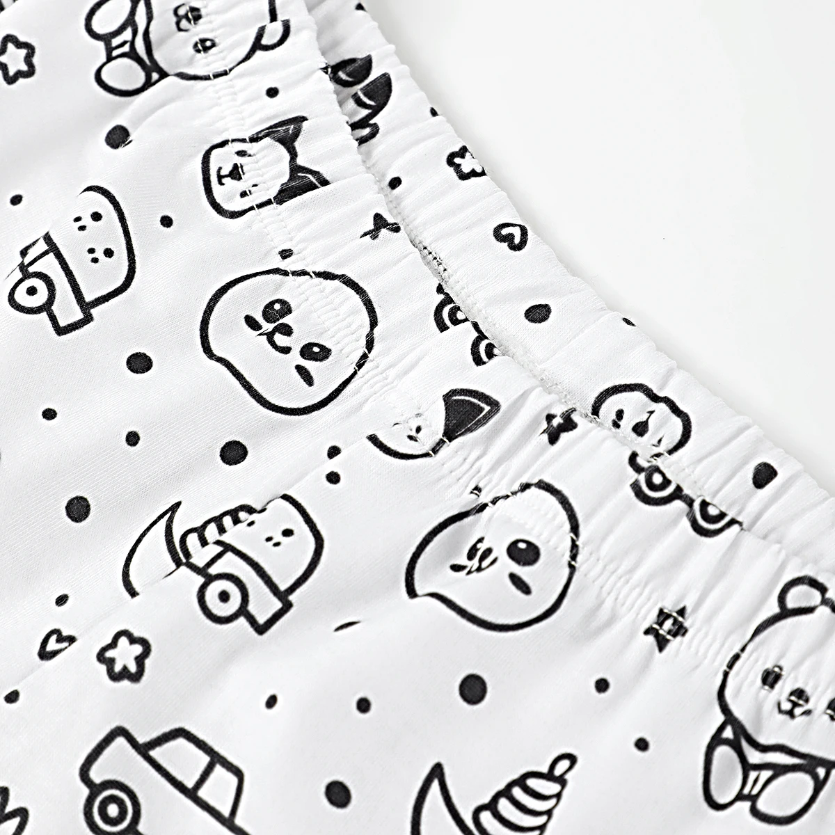 50% off Kids DIY Hand Painted Homewear Set Short sleeve and Shorts Colouring Pajama Sets for Boy and Girl