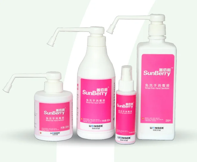 LIONSER Alcohol OEM 500ml 1000ml Liquid Hand Sanitizer Gel Antibacterial Rinse-Free 75% Alcohol Ethanol Hand