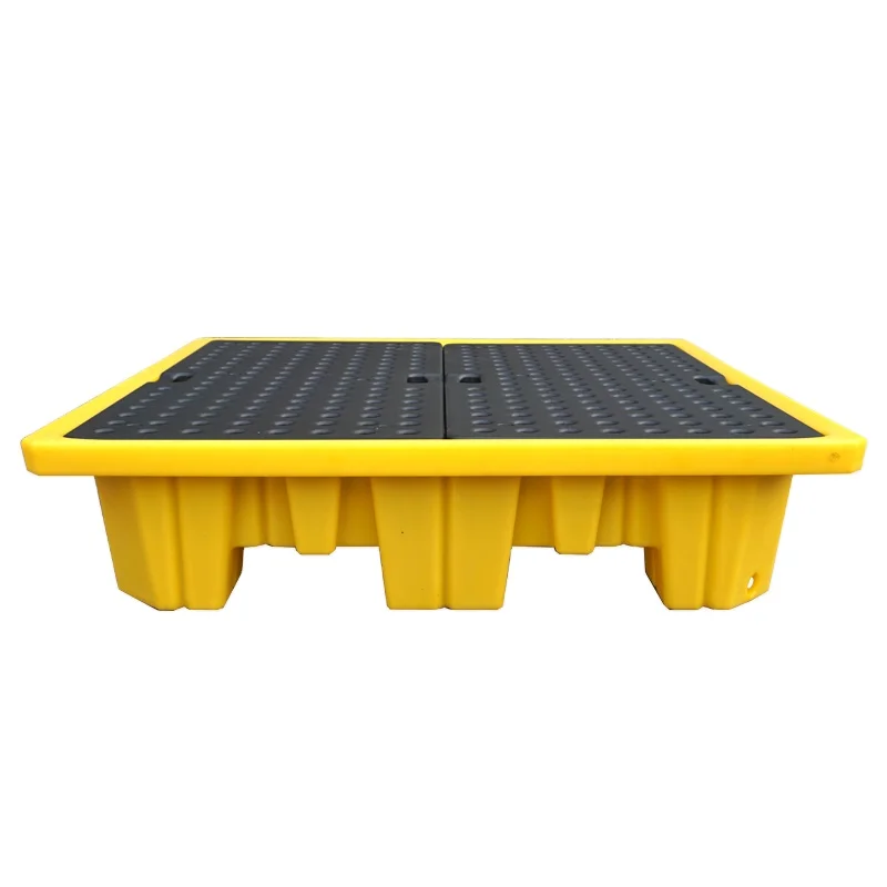 4 Drum Oil Spill Containment Pallet For Spill Control