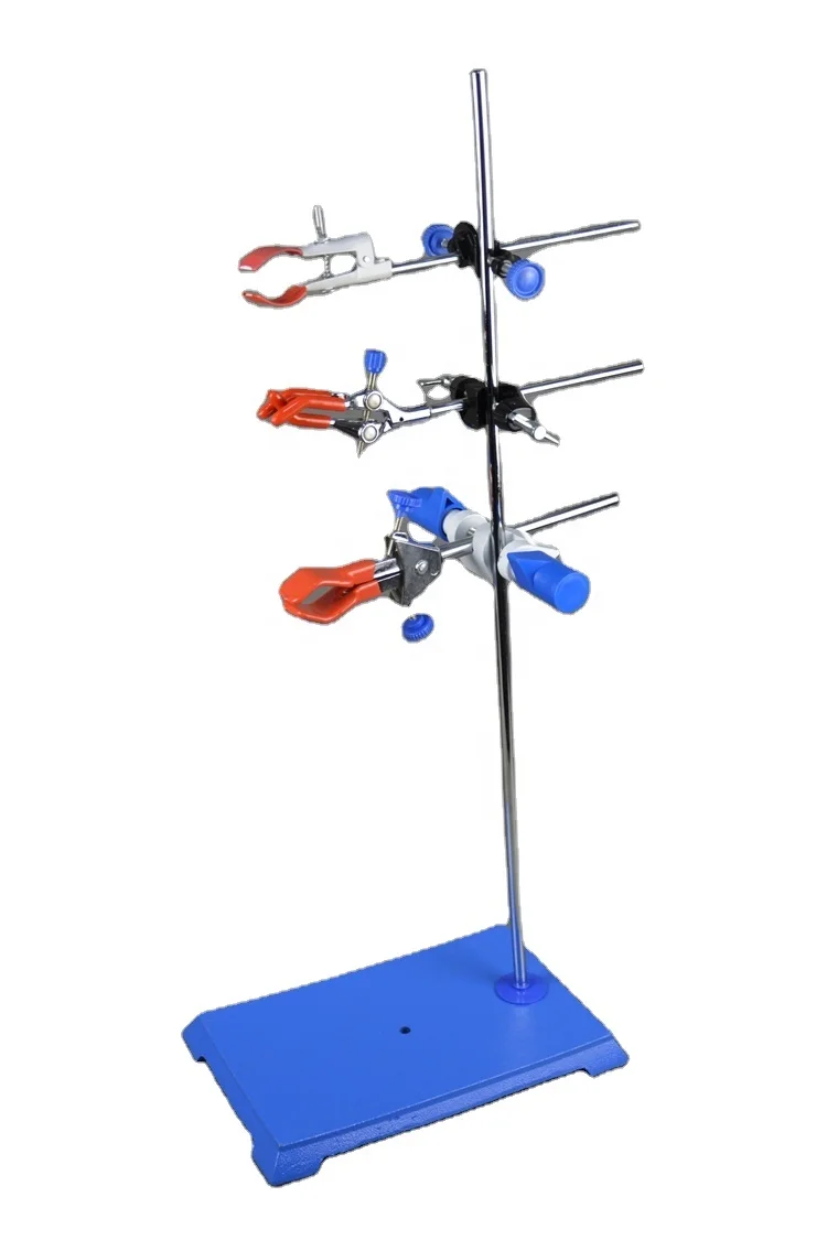 factory customized 30*17*70cm laboratory fixture Iron Retort Stand support frame for laboratory glassware