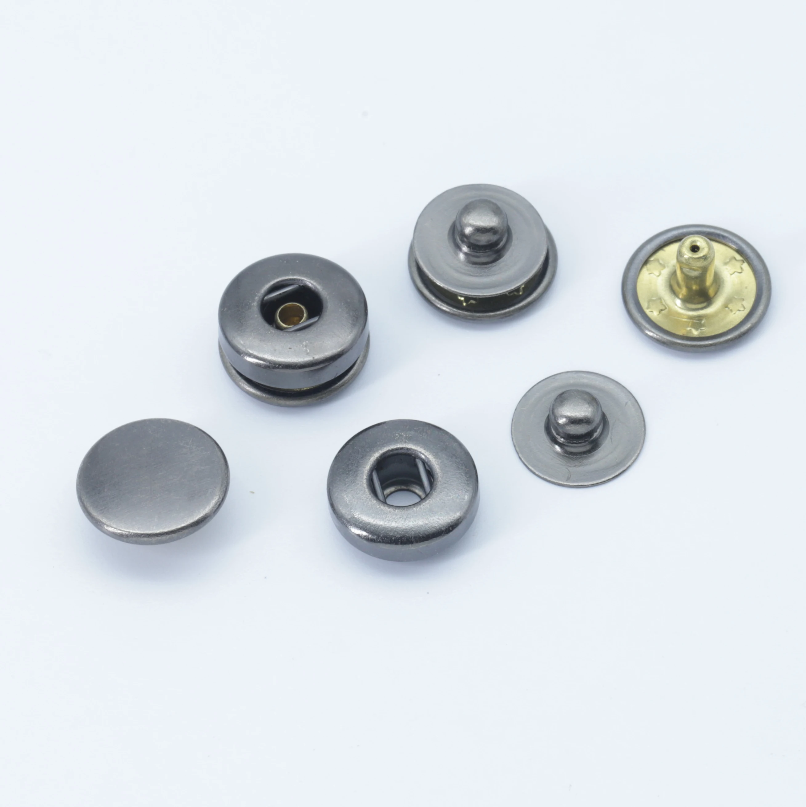 Popular Factory Customized Metal Snap Button Brass Snap Fastener Buttons For Bags Clothing
