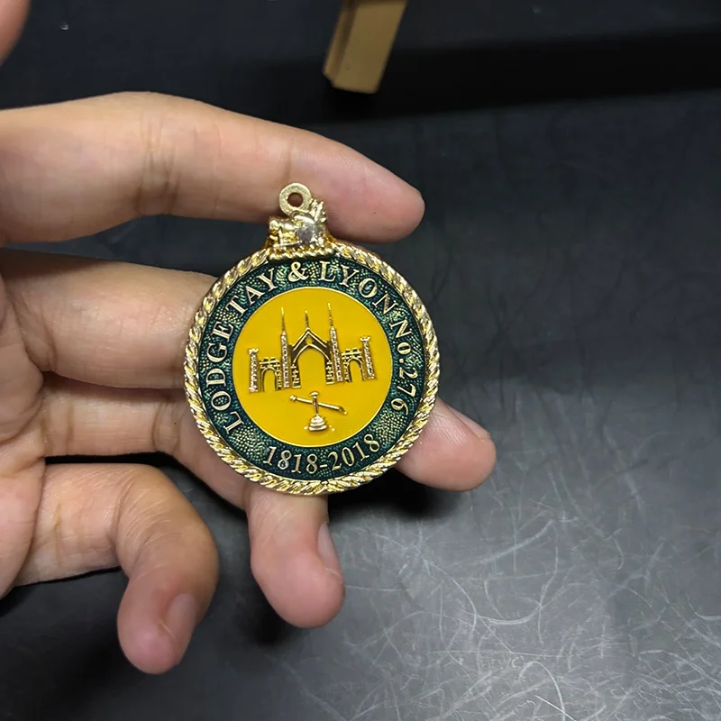 Custom High Quality Die Cast Metal Keychain Modern 3D Soft Enamel UV/Offset/Silk Screen Printing Brass Material