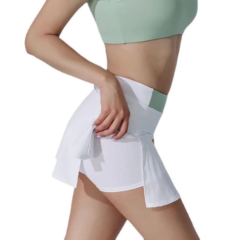 Wholesale Polo Tank Built-in Shorts Quick Dry Women Tennis Skirt 2 Piece Set