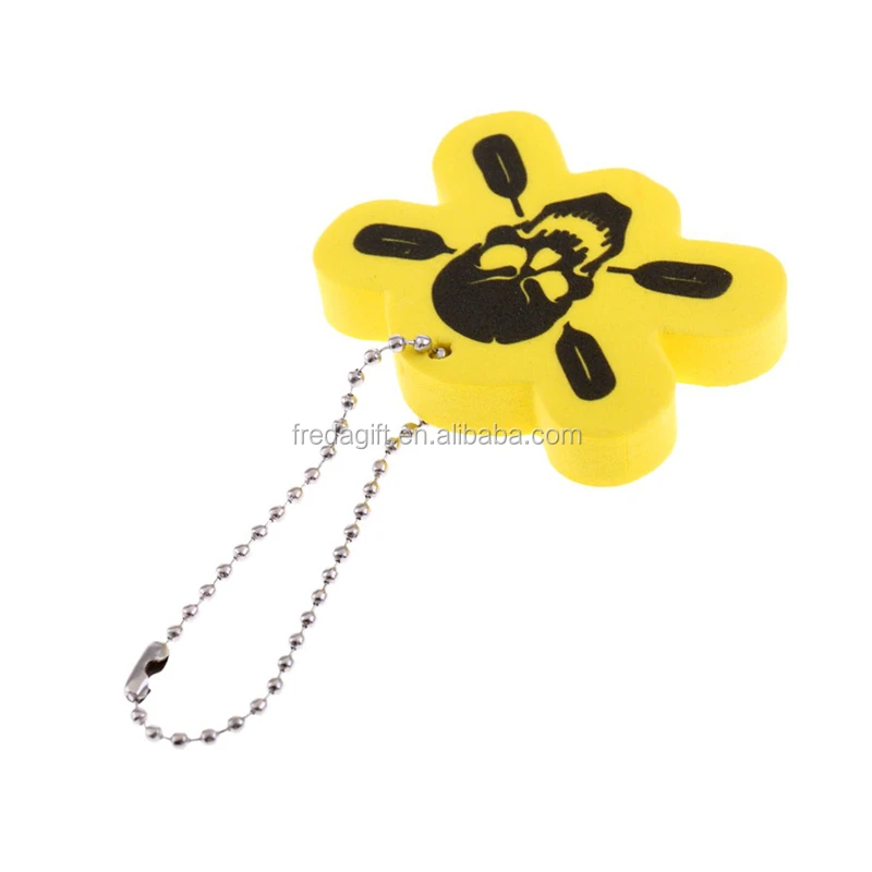 EVA key chain for children toys and gifts/eva foam flip flop keychain with custom logo