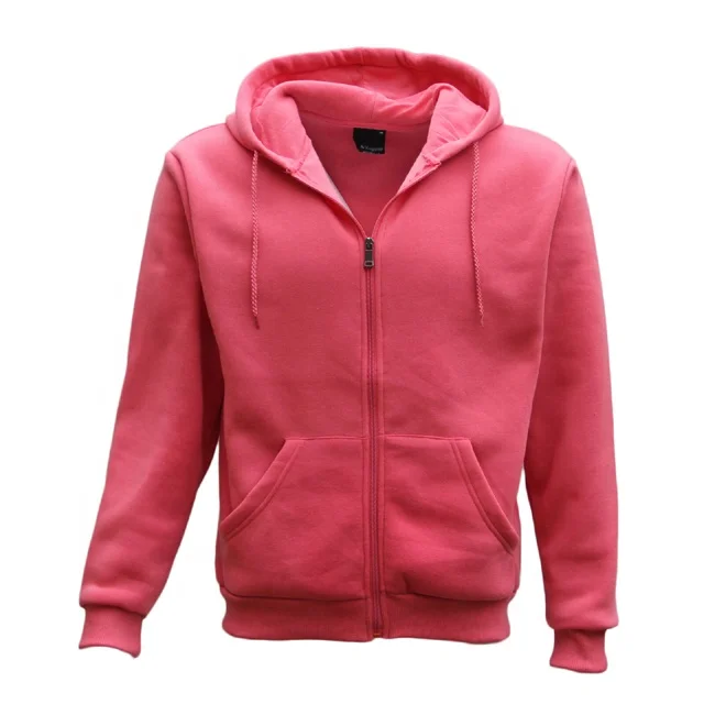 New Mens Hoodies Zip Up Hooded Fleece Zipper Top Plain Jacket Warm Coat Jumper