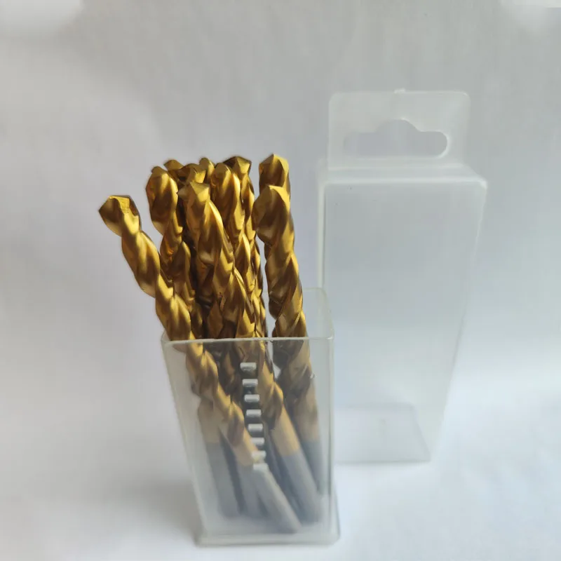 Factory Industrial Grade German HSS M35 Cobalt 5% Parallel Shank Coated Twist Drill High-Strength Eccentric Twist 3mm Drill Bit