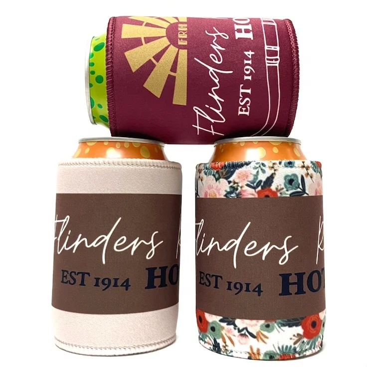 Coozies With Logo Stubby Holders for 330ml Cans Custom Printing Logo 12Oz Stubby Holder Neoprene 5MM Neoprene Stubby Holder