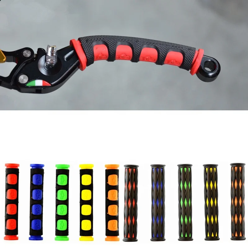 Motorcycle Accessories Universal Moto E-bike Scooter Handlebar Moto Horn Corner Handle Slip Rubber Sleeve Handle Brake Grips