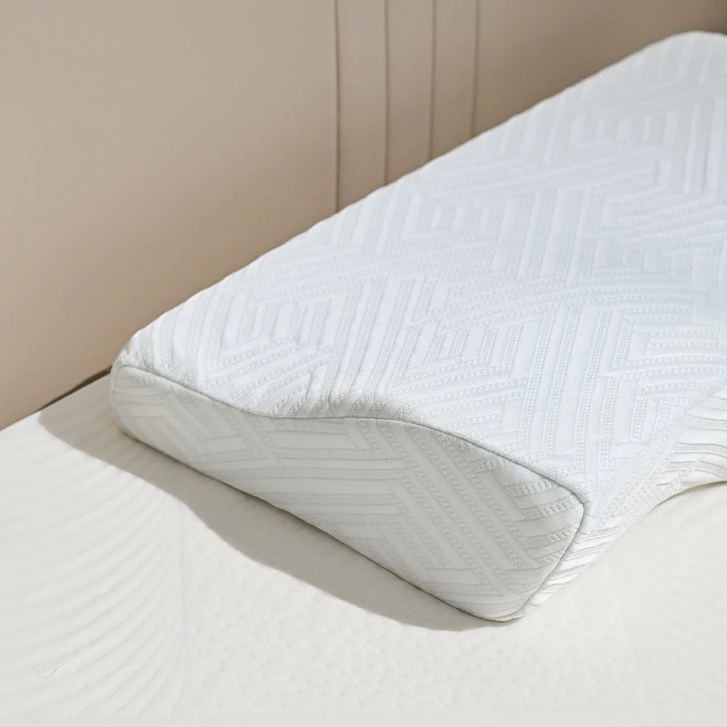 OEM ODM Bio-based Anti-bacterial Gel Pu Memory Foam Cervical Pillow with Customized Color Box
