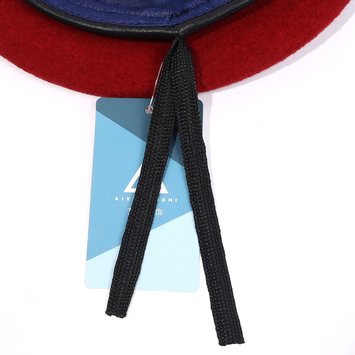 Premium Quality Leather Beret Hat Women Girls Fashionable Wool Beret Cap Custom Embroidery Logo Comfortable Winter Accessory Men