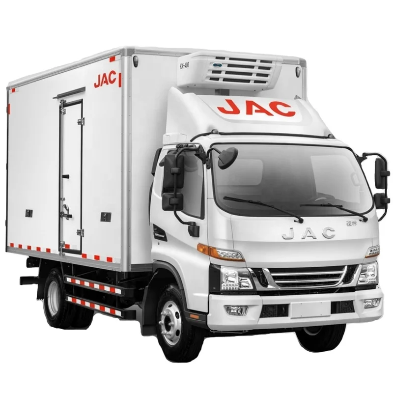 Hot sale JAC 4x2 10 tons refrigerated truck in ghana for meat and milk transport