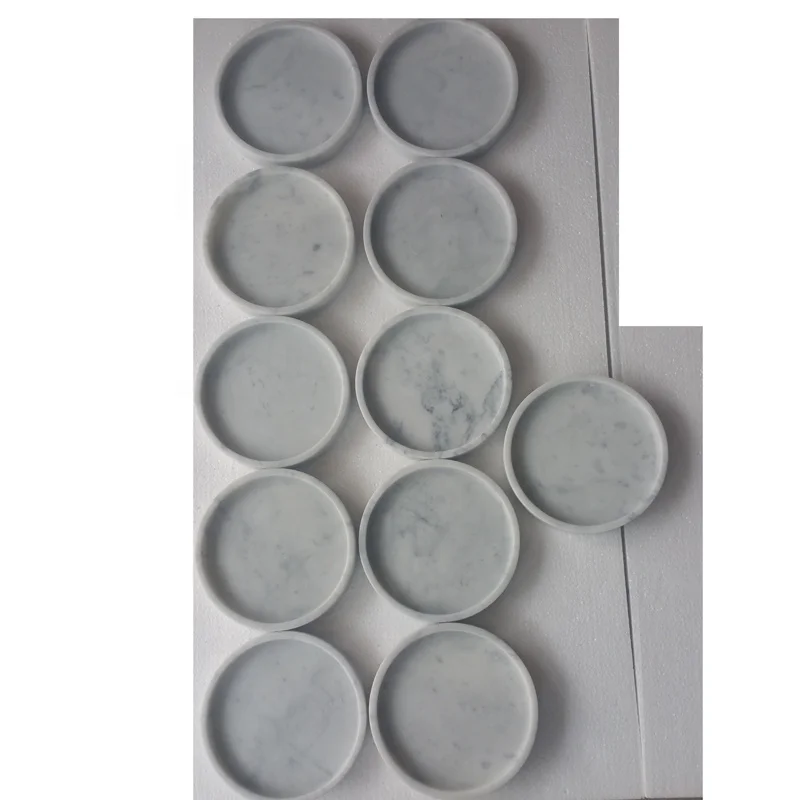 White Natural marble tray,tray serving 16*30cm