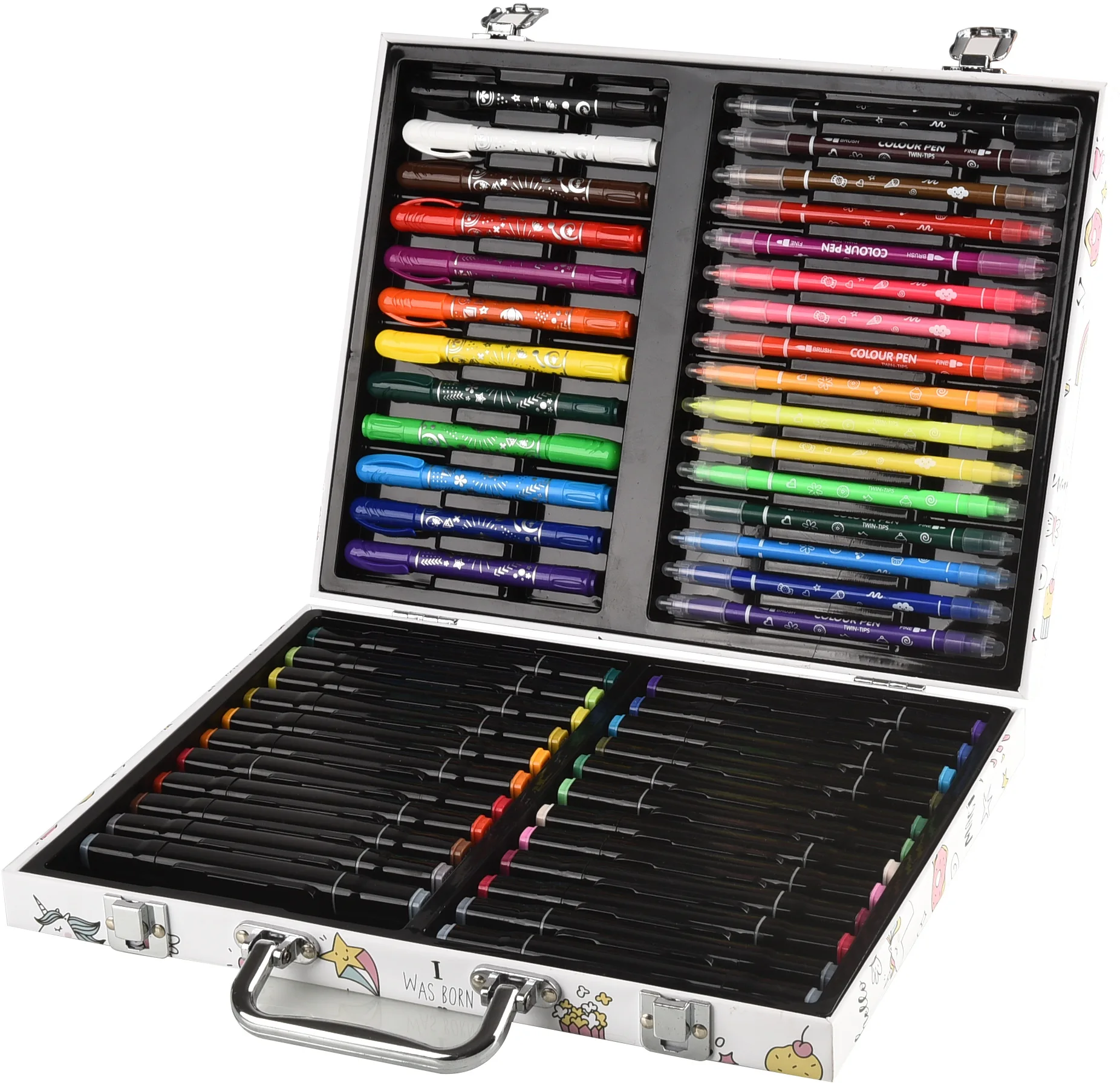 Рекламная продукция, художественные маркеры, кисть, ручки, Пастельная Акварельная кисть, ручка, кисть для воды, ручка, 52 шт.