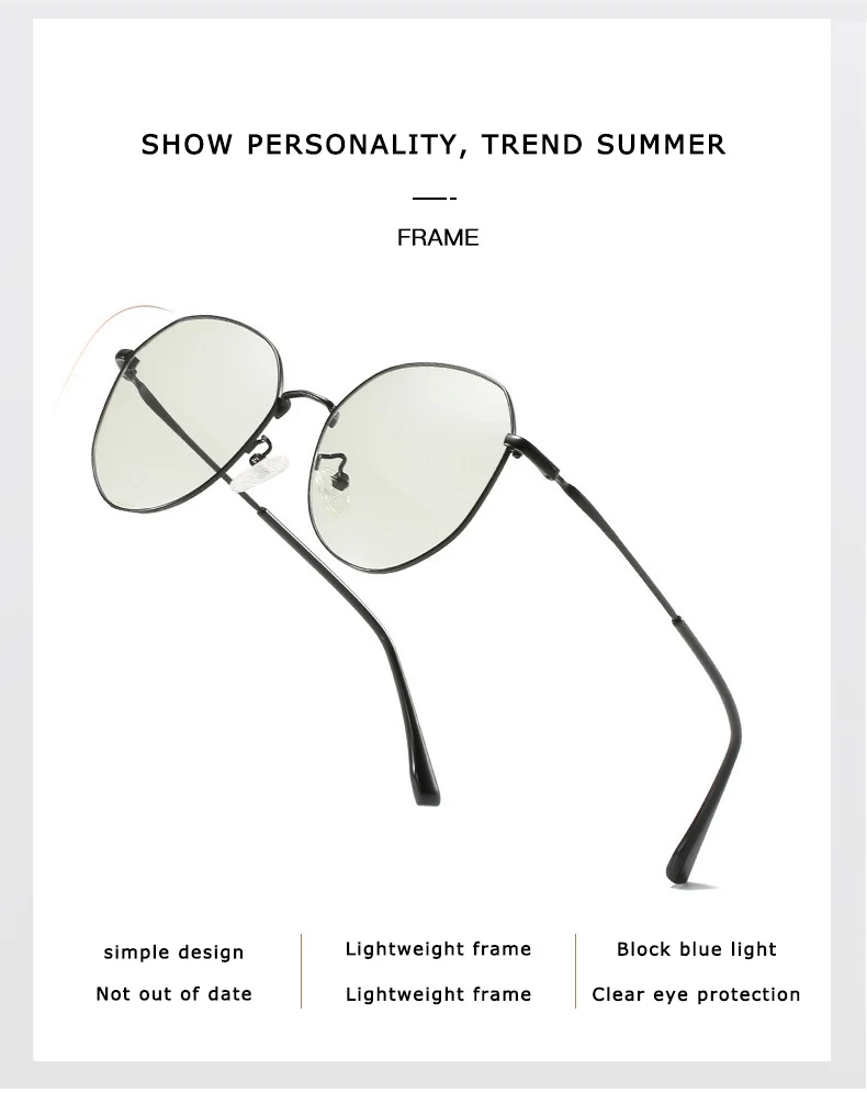 black silver frame front 45 degrees weighing only 9G incredibly sunglasses