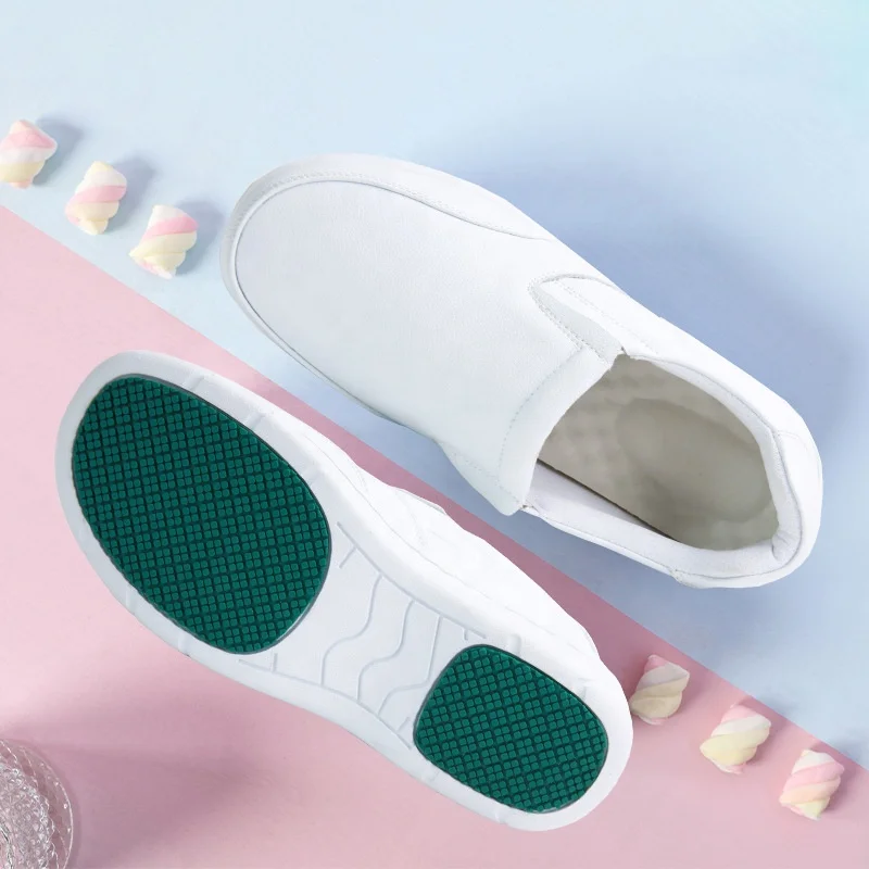 China made Doctor Nursing Nurses Hospital Non Slip Safety Work white Chef Kitchen Clogs Shoes for Women Men manufacturer