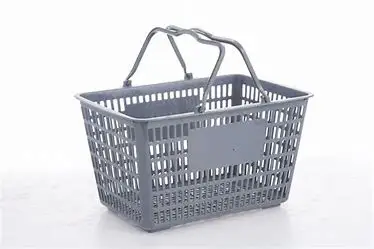 Guanriver Hot sale High quality 35L Plastic Rolling Shopping Basket