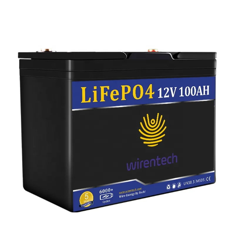Литиевая батарея 12 в 100 Ач для яхты RV Smart BMS IP67 высокая безопасность легкий вес срок службы 7000 + циклов