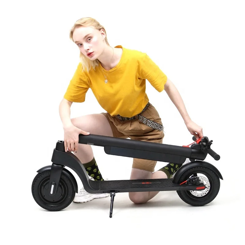 36V 10Ah 10inch 350W Smart Waterproof Removable Battery Adult Girls Fashionable Folding Best Sport Electric Scooter