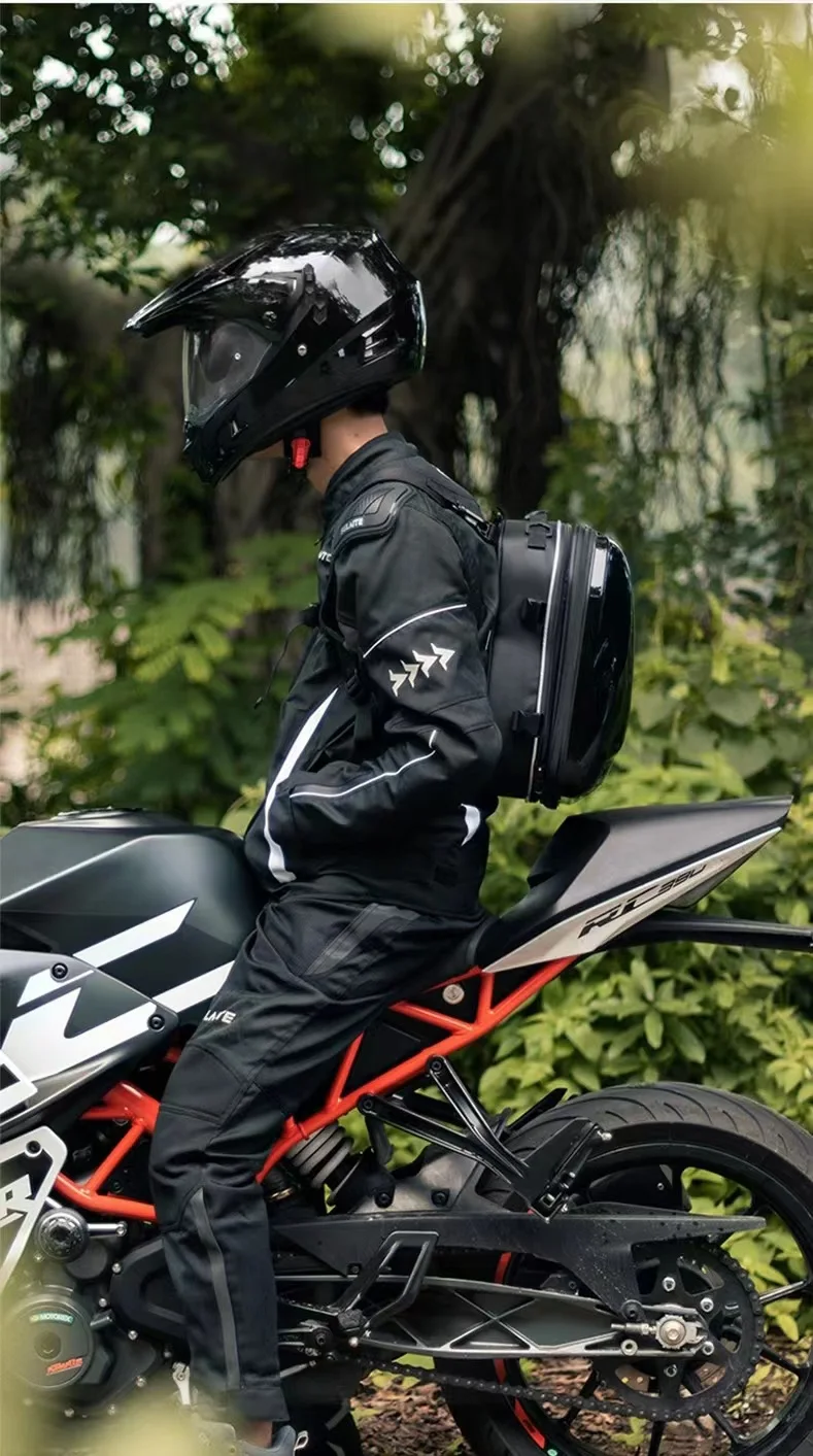 Motorcycle Travel Helmet Rear Seat  Rider Bag Backpack Motorcycle Equipment Waterproof Bag