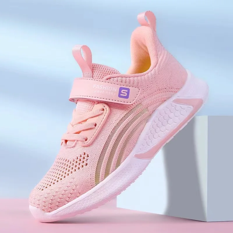 2022 Spring Light Weight Mesh Vamp Shoes Casual Sneakers Shoes For Girls