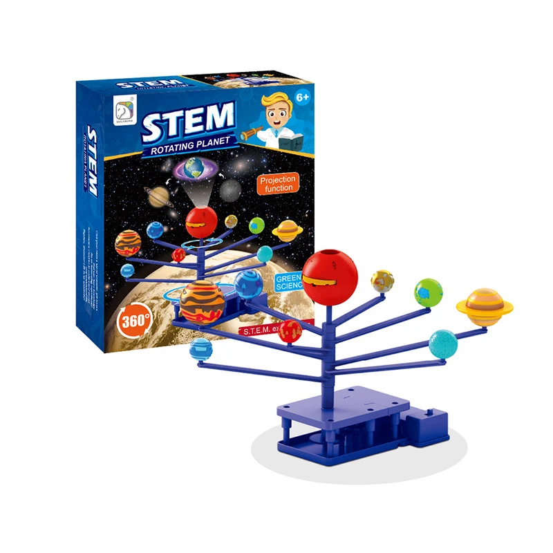 Hot sale electric rotation science learning educational child baby education toys stem toys science kids