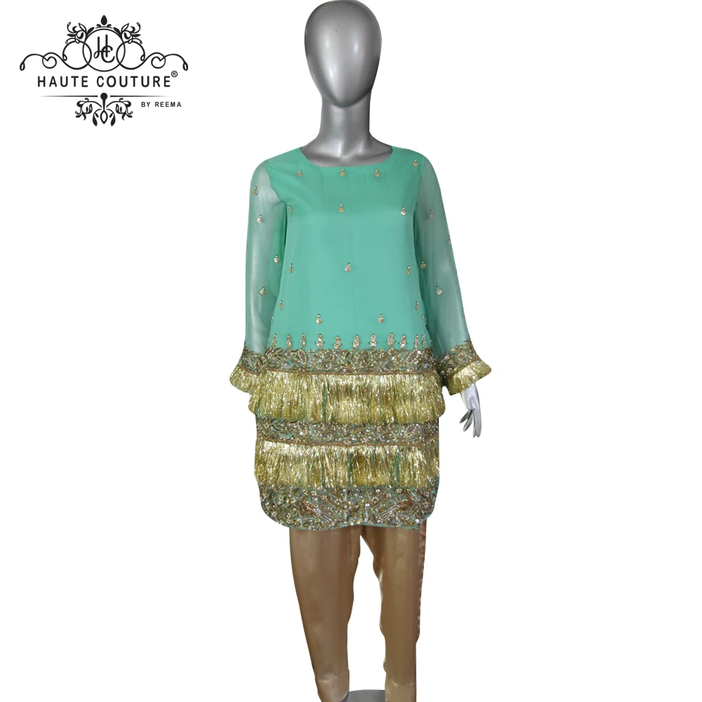 Ladies dresses for summer fully embroidered with organza fabric evening dress