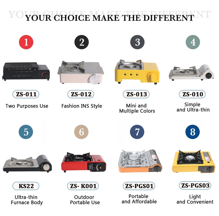 high quality multifunctional BBQ net grill pan outdoor small camping portable gas oven