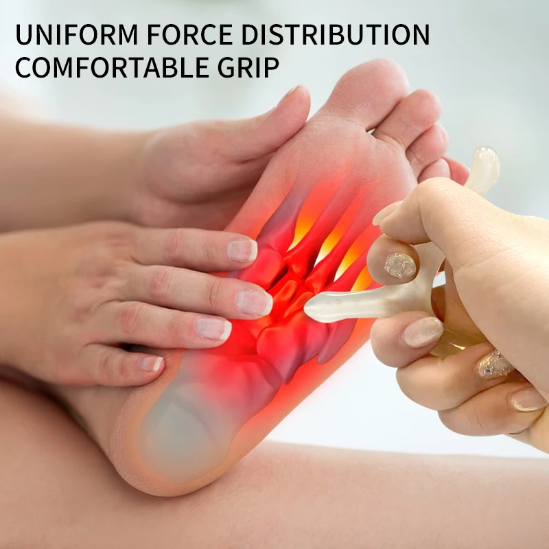 Portable Acupoint Massage Stick Meridian T Cone Foot Spa Massage Pen