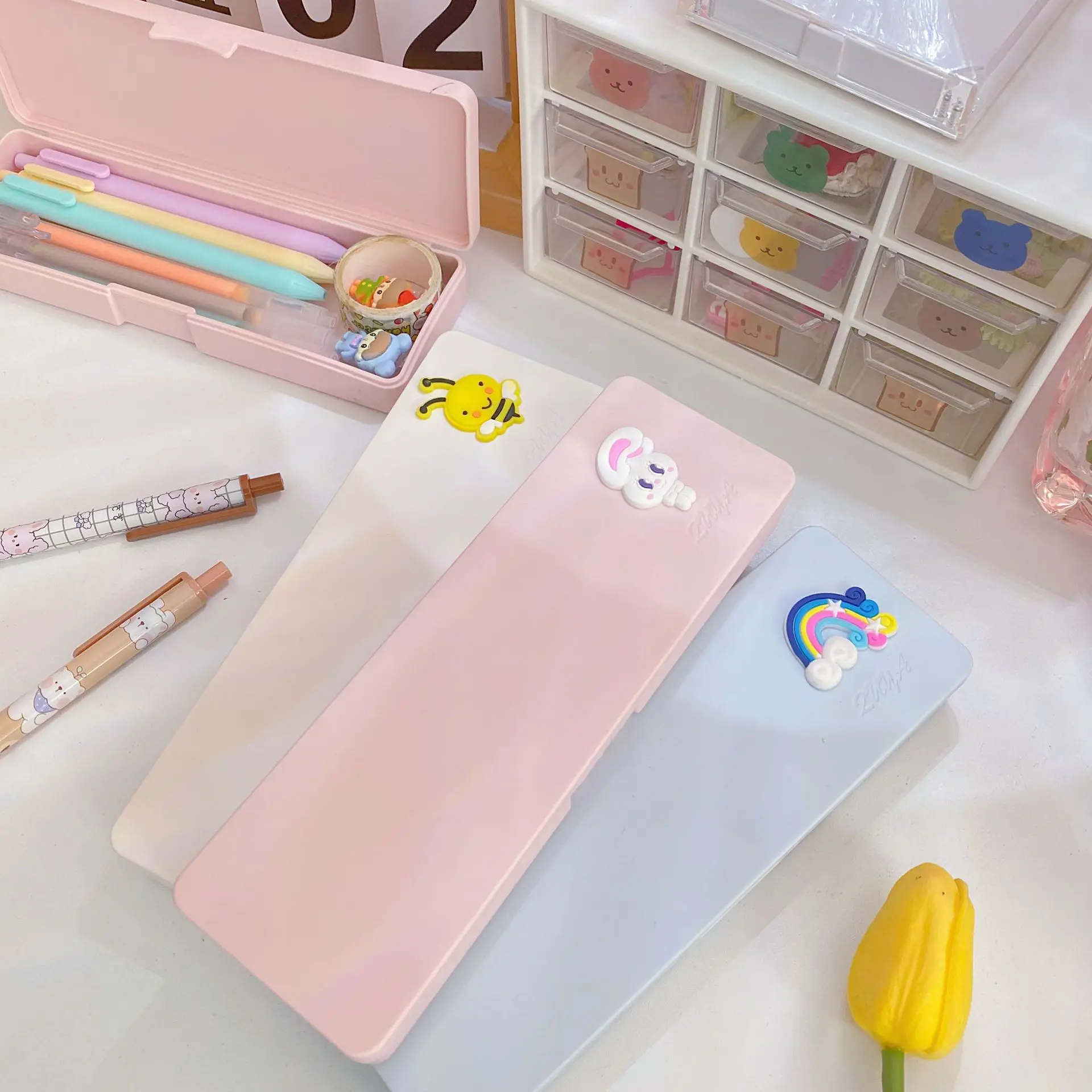 Cheap wholesale custom Pencil Box Kids Personalized Pencil Box Pencil Case For School Stationery Box