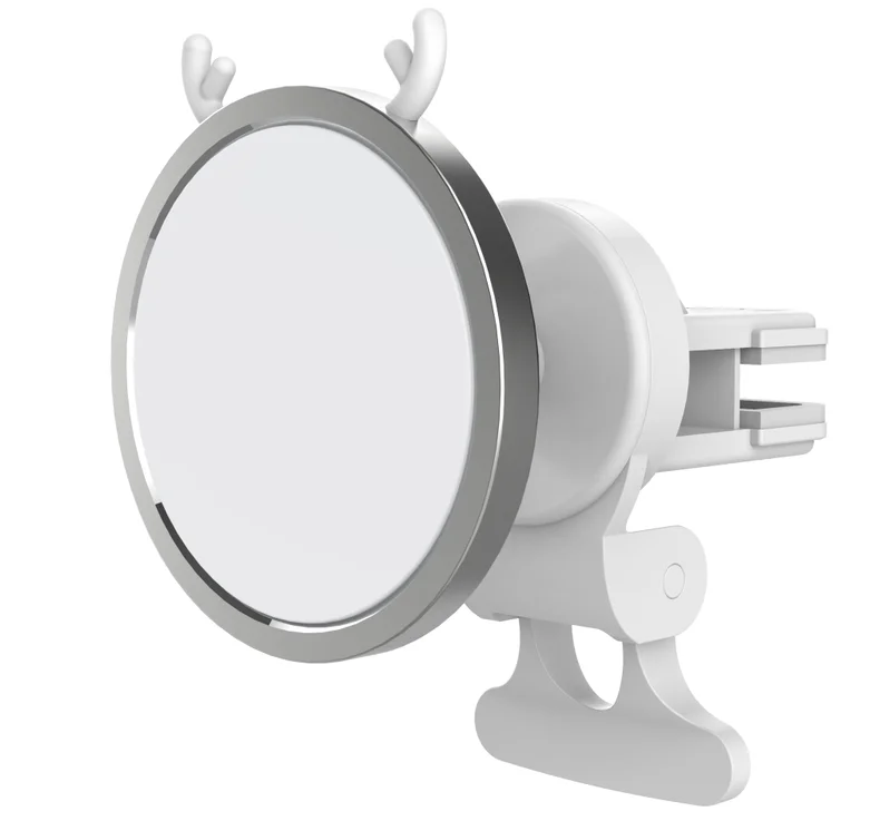 
2021 New Design Automatic Clamping Mount Qi wireless car charger magnet for iphone for Android phone 