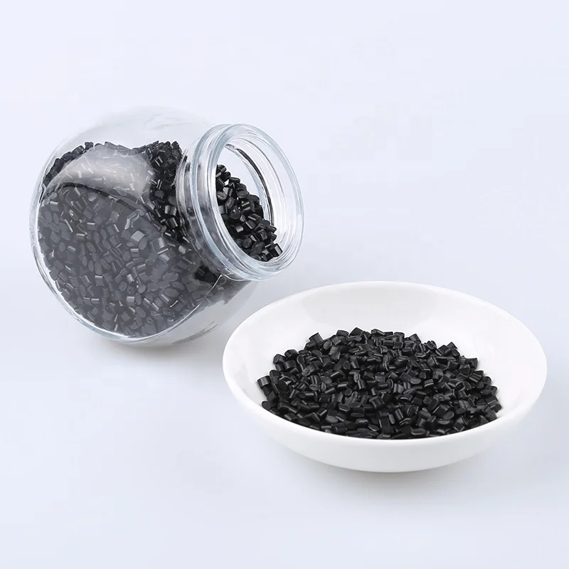 PP NDW 40T the black low temperture resistance plastic raw material particle