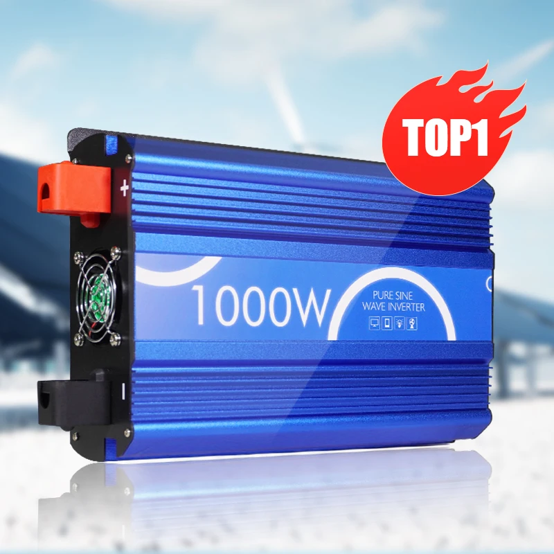 High Frequency 12v 24v Dc To Ac Solar Power Inverter 1000watt 3000watt Off Grid Pure Sine Wave Inverter For Solar Power System