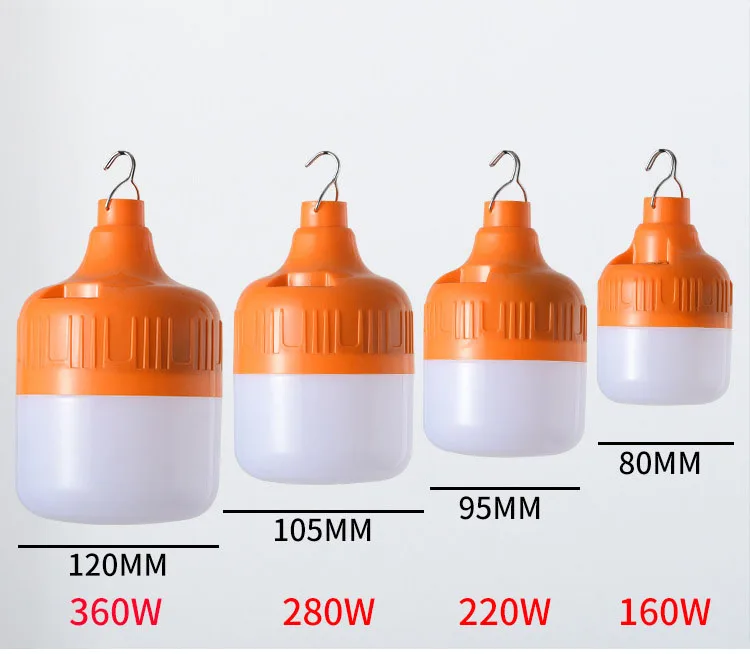 20w 40w 60w 80w Indoor Rechargeable Portable Smart Camping Usb Charger Solar Led Flash Hanging Lamp Lighting Solar Light Bulb