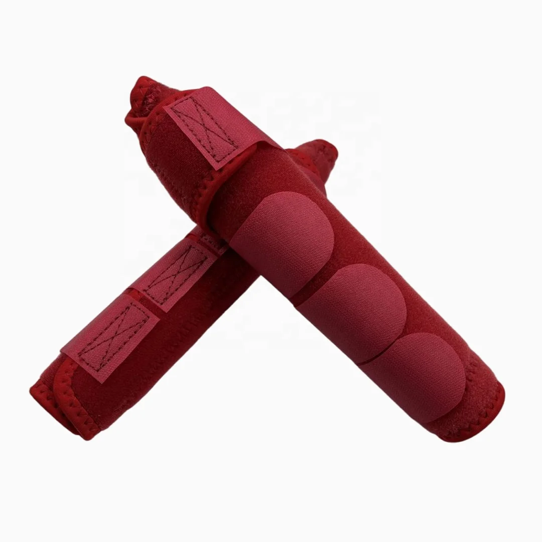 UOO Japan Loop Material Neoprene Adjustable Tendon Horse Boots Legs Protection Support Bandage Knee Wrap Sleeve for Horse