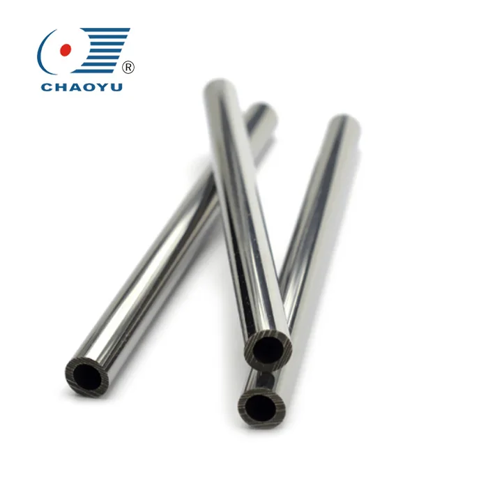High hardness fine grain size polished cemented solid unground tungsten carbide rods for making cuttin