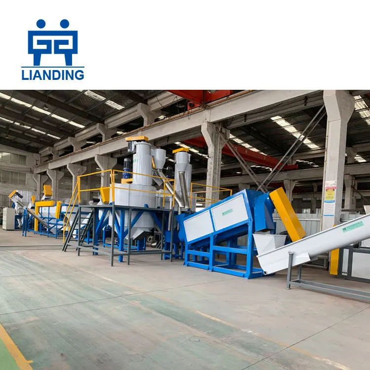 Waste PP PE recycled ldpe hdpe plastic washing machine line plant equipment