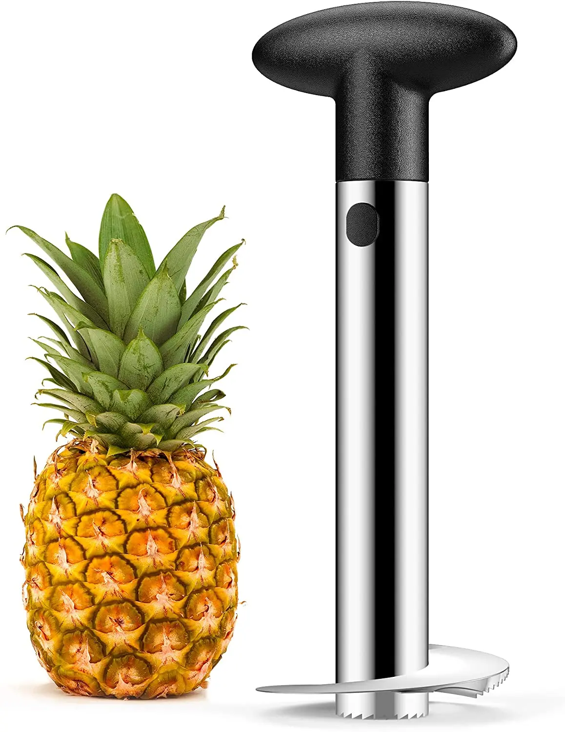 Kitchen accessories Stainless Steel Pineapple Corer and Slicer Tool Pineapple rings Cutter for Easy Core Removal & Slicing