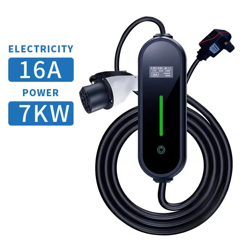 New Evse Portable Wall-mounted Charging Stations 32a 250v 32a 7kw Ev Charging Wallbox 7kw Level 2 Ev Charger for Electric Car