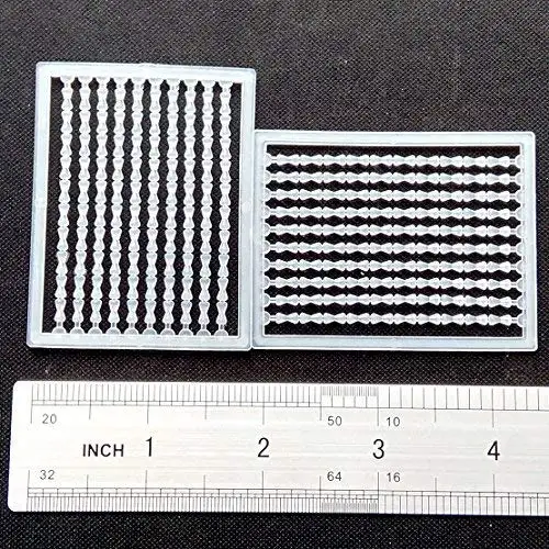 SAMSFX 500PCS Carp Fishing Hair Stops for Fishing Float Baitstops Boilie Stops Clear Color