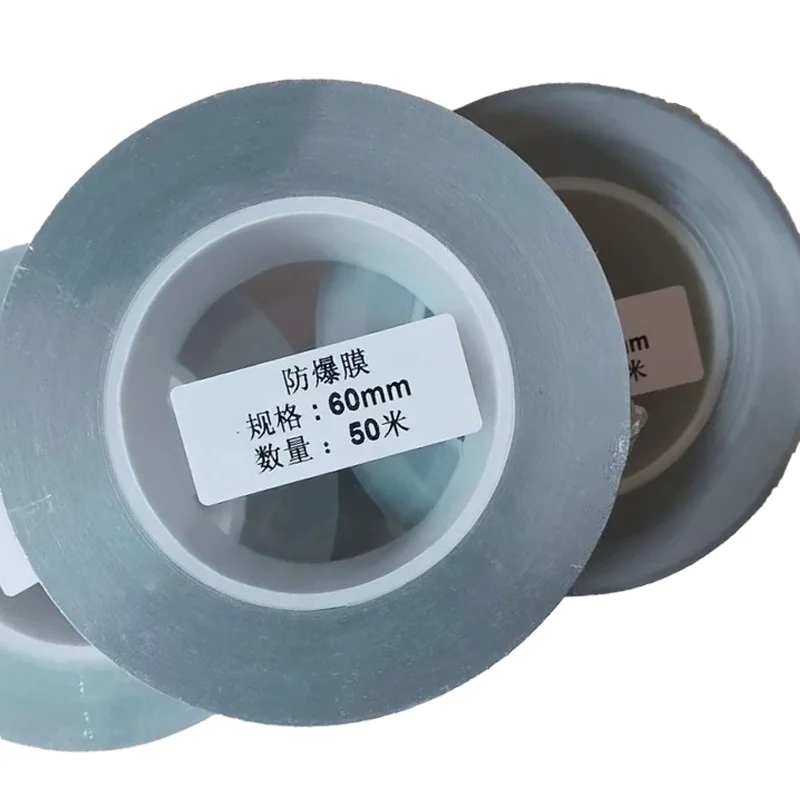 Special Treatment Blasting Film Gray Explosion-proof Corrugated Box Blasting Line Film