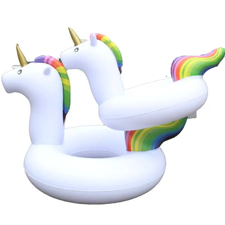 Custom Inflatable Water Float Rider Big Unicorn Pool Float Inflatable Floating Water  Unicorn Toys