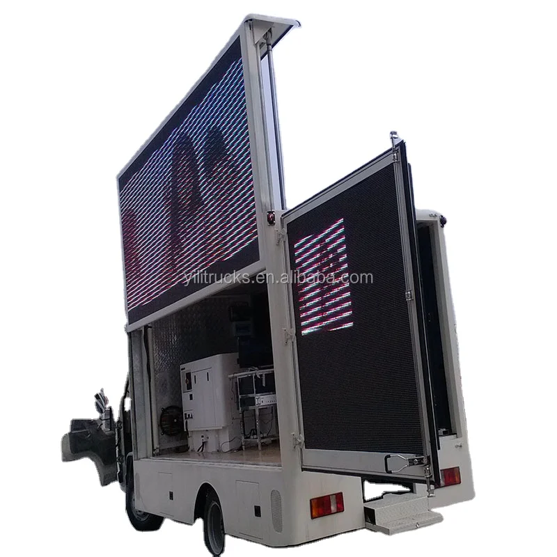 FORLAND 4x2 Outdoor Water Proof Mobile LED Screen Stage Truck LED Display Truck Vocal Concert Car Manufacturer