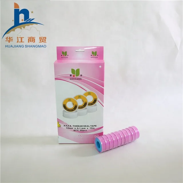 Цветная коробка PTFE taflon лента для запечатывания труб Резьбовая газа воды