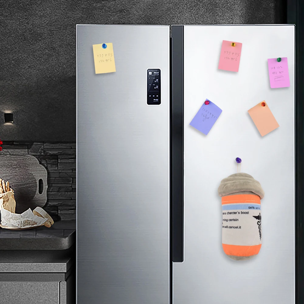 CTZD 24 Pack Color Push Pin Refrigerator Magnets Magnet for Whiteboard Fridge Magnet Push Pin